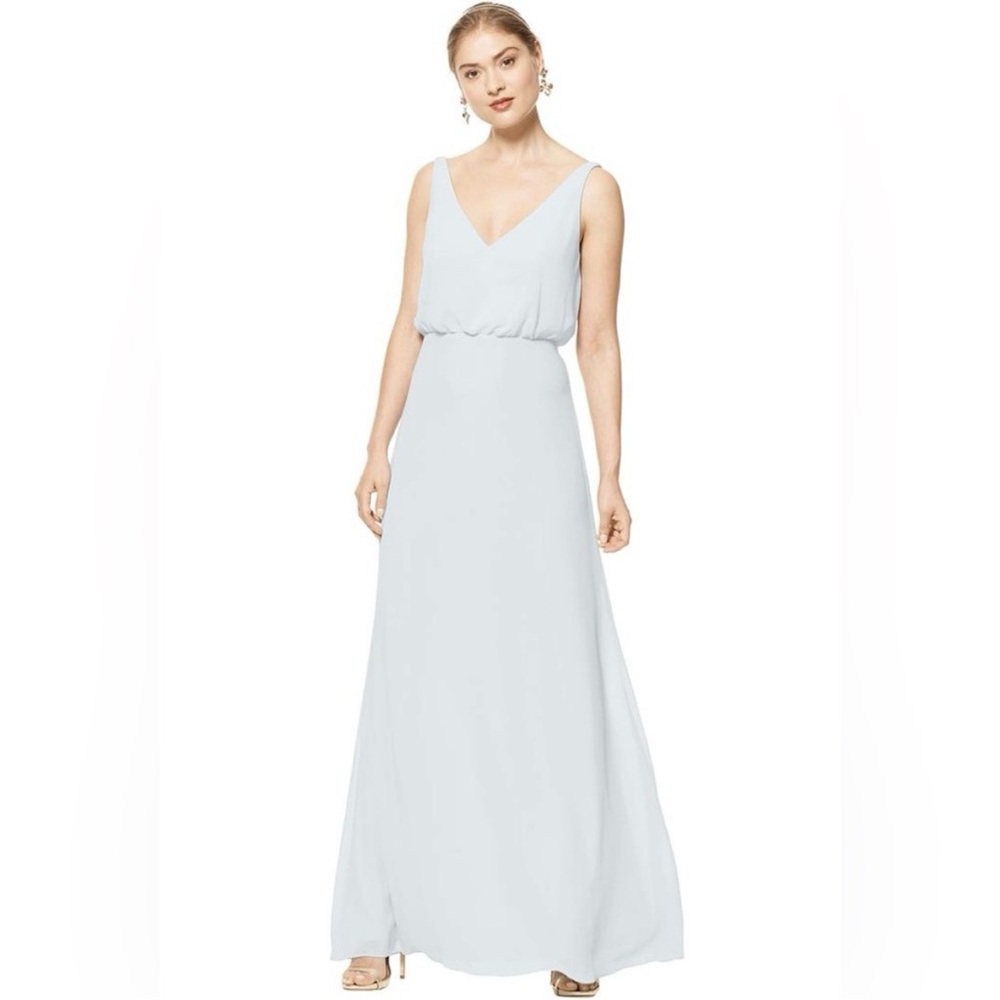 LEVKOFF Braidsmaid Party Chiffon Gown. Medium (Measurements Based). NWT.